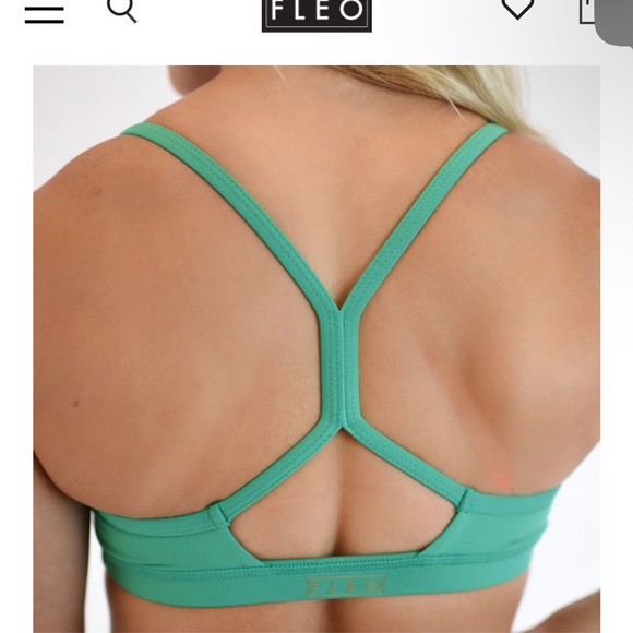 Golf Green Fleo sports bra size small - Picture 2 of 5